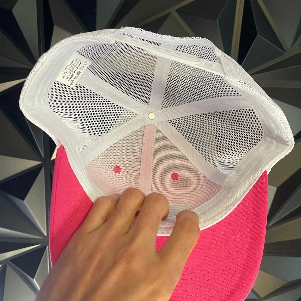 Pink and White Party Cap,funny hat